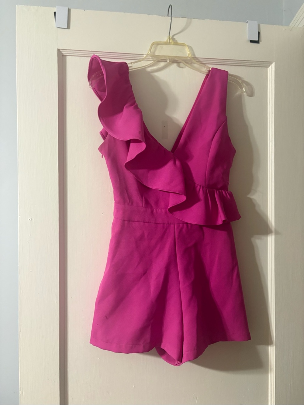 Pink Ruffle One-Piece Romper